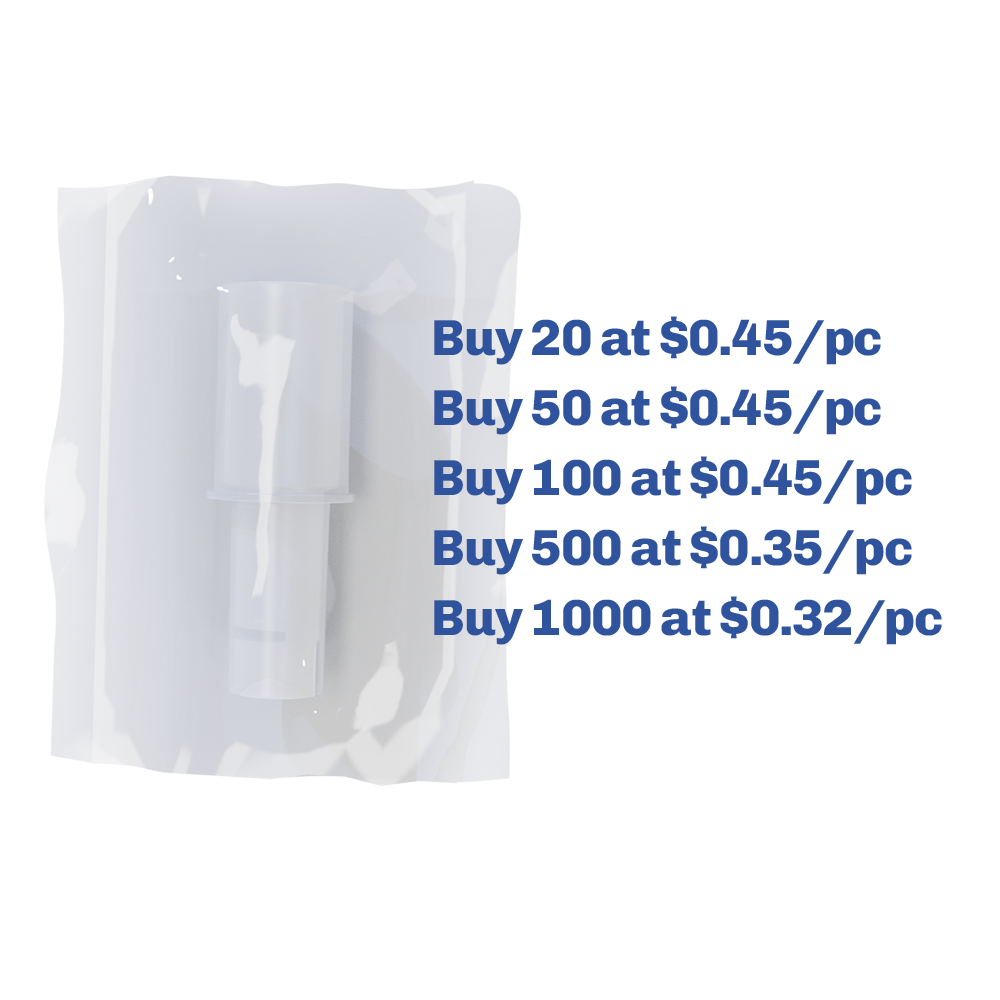 Standard Mouthpieces with OneWay Flow Technology Individually