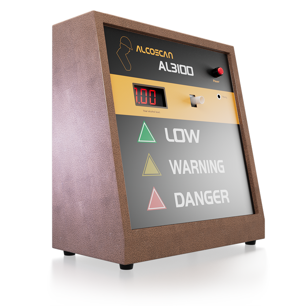 AlcoScan AL3100 | Table-Top Commercial Breathalyzer | No Calibration ...