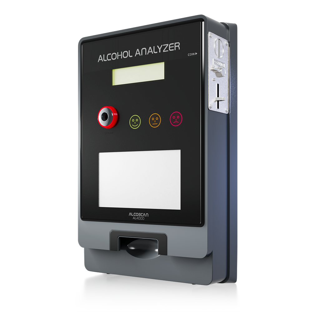 AlcoScan AL4000 With Wireless Credit Card | Breathalyzers by AlcoMate